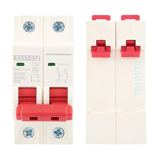 Interruttore DC 500V 32A | 2p MCB per il sistema di alimentazione del pannello solare