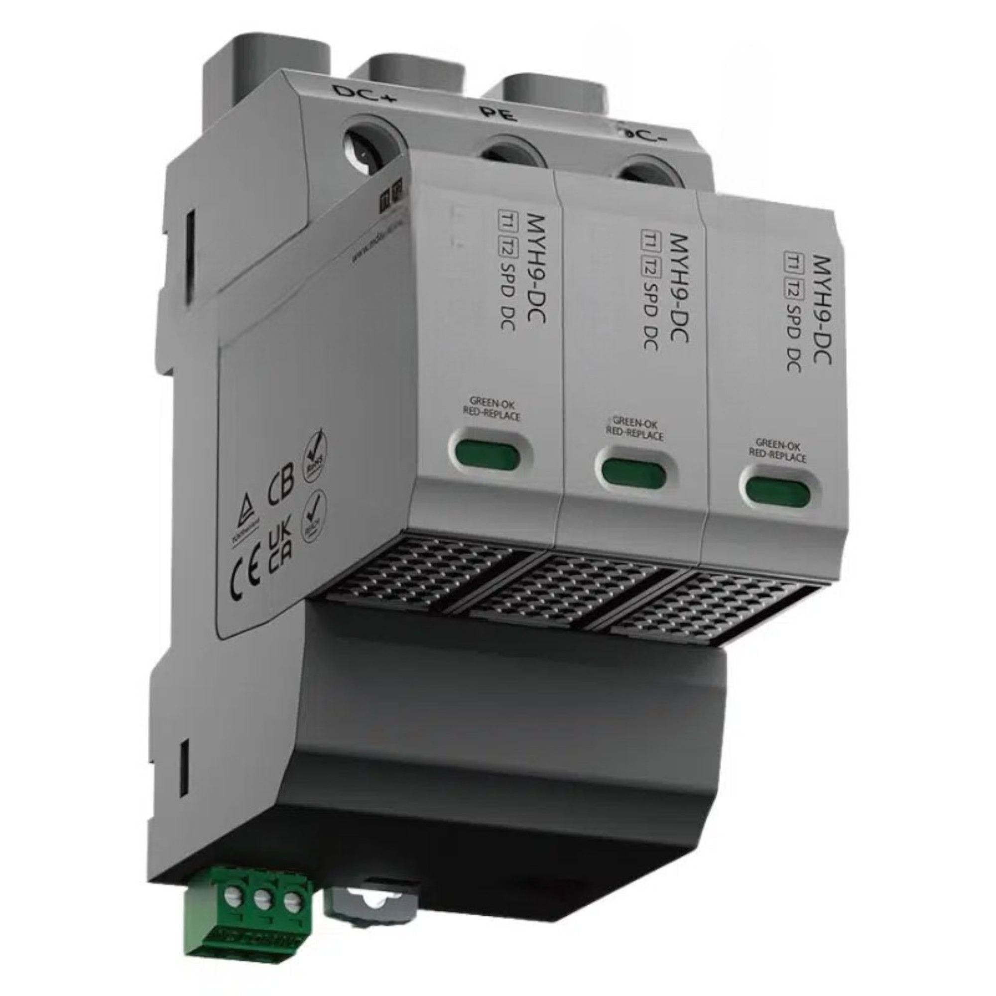 Tipo 1+2 DC SPD MYH9 | 600 VDC | In 20 ka