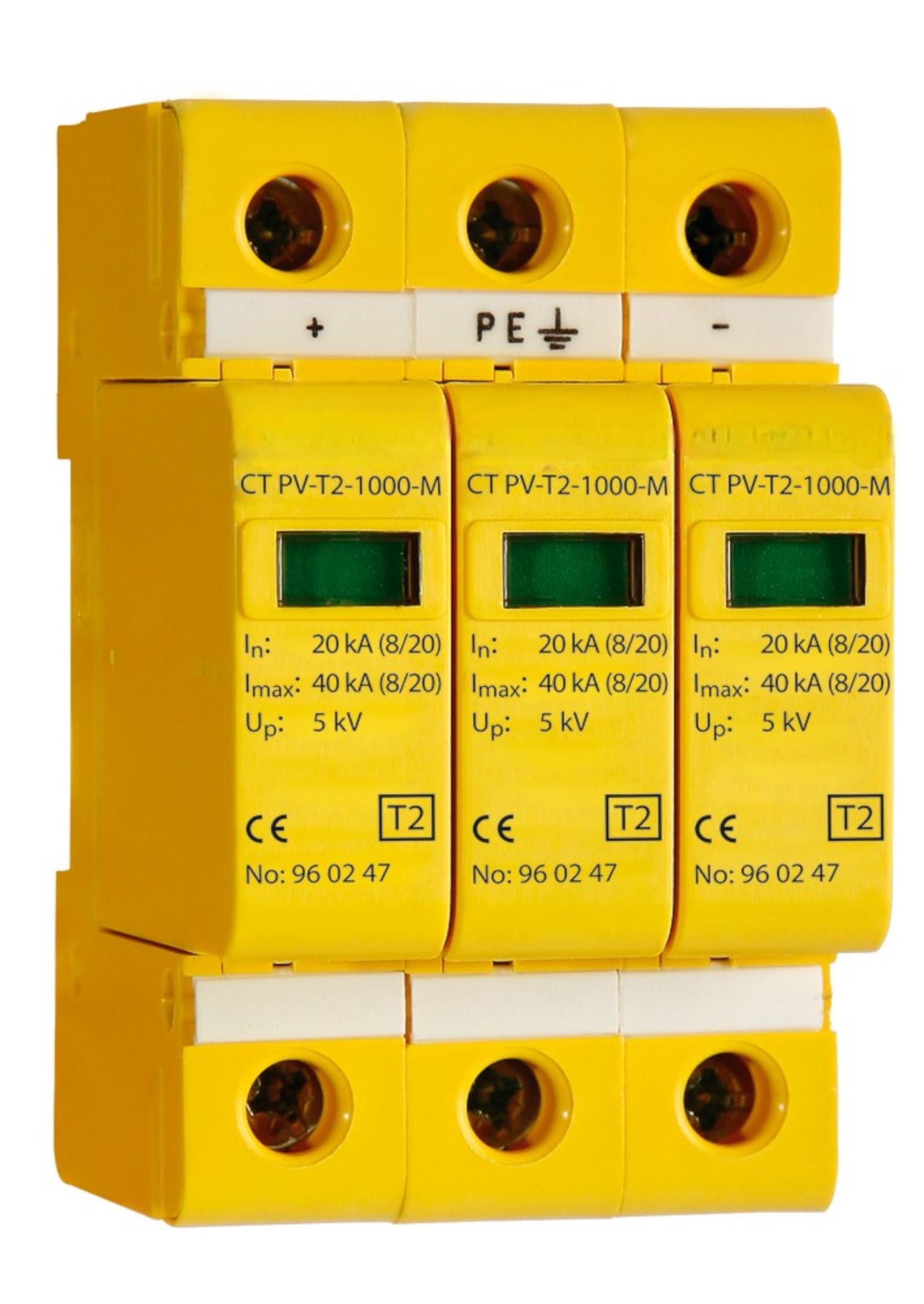 Dispositivo di protezione Surge di tipo 2 con contatto di cambio remoto | Din-Rail, IP20