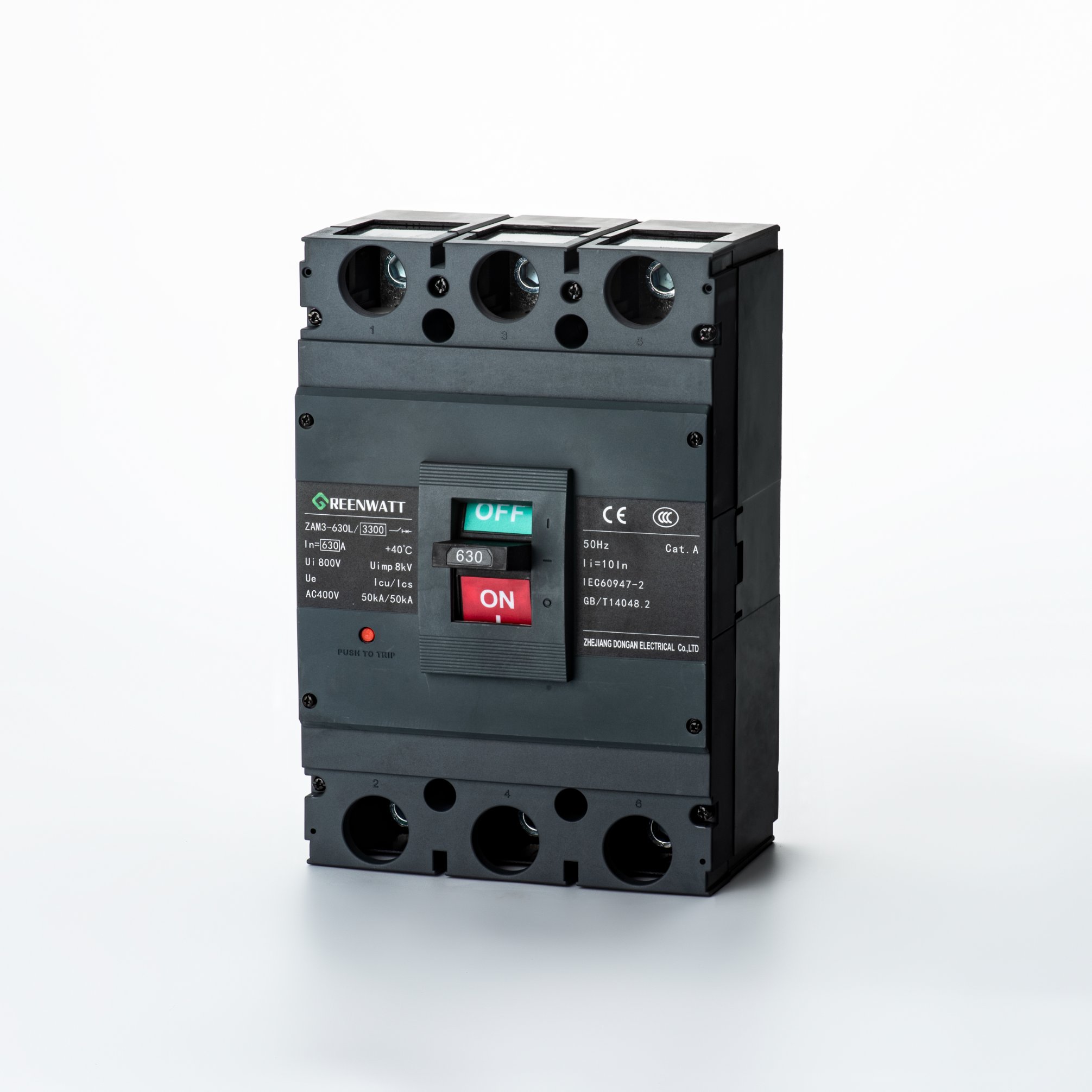 Interruttore di cause modellate ZAM3-630L | Greenwatt